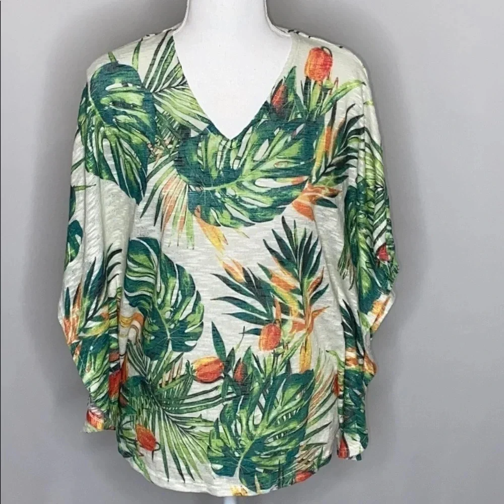 Nurture Oversized Top with Bat Wing Sleeve - Small